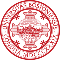 Logo Bostonské univerzity