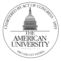 American University logo